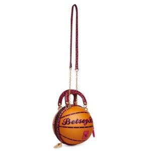 Betsey Johnson Kitsch Basketball Satchel Crossbody Bag Purse NWT
